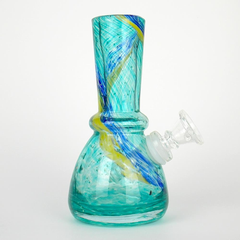 Triple Aqua Blue Inside Out Glass Smoking Pipe – VisceralAntagonisM