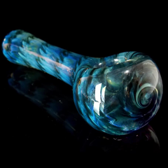 Blue Coil Pot Gold Fume Glass Smoking Pipe – VisceralAntagonisM