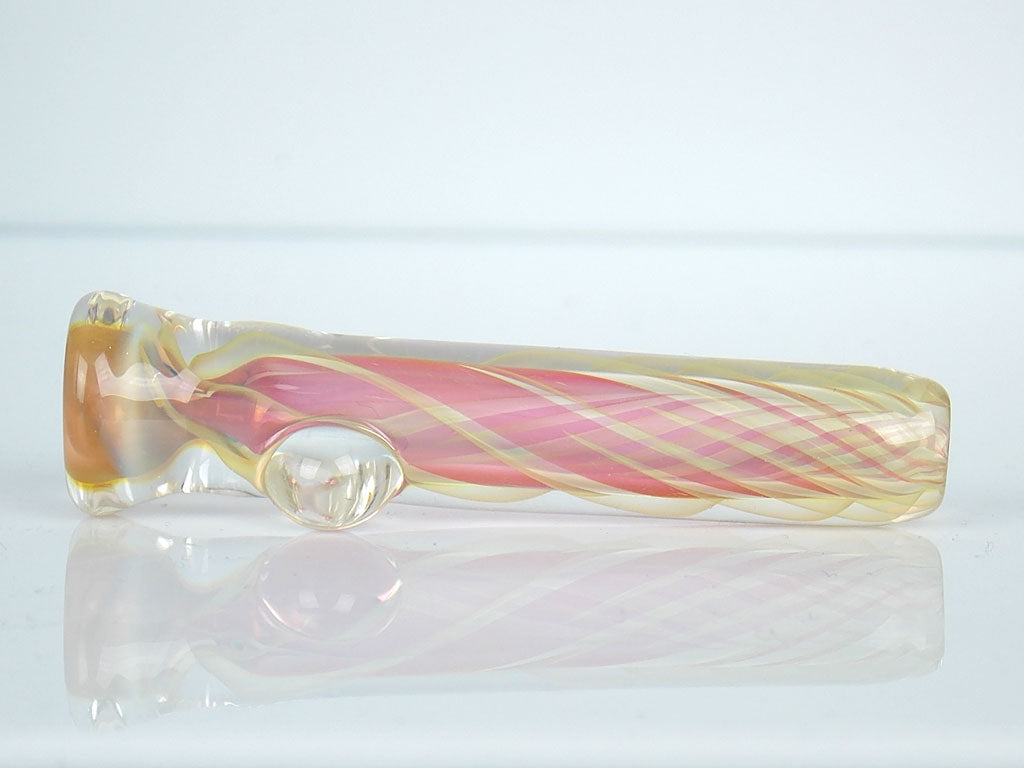 Handmade Double-Blown Glass Chillum Pipe Bowl One Hitters