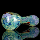 inside out silver fumed glass pipe