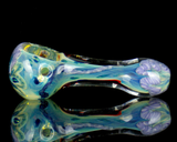 inside out silver fumed glass pipe
