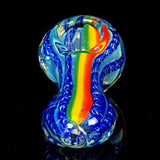 rasta aqua glass smoking pipe