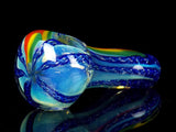 rasta aqua glass smoking pipe