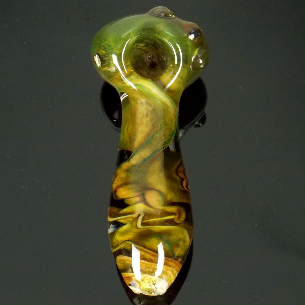 Twisted Frit 4 Glass Pipe