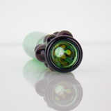 green glass wax worm one hitter pipe